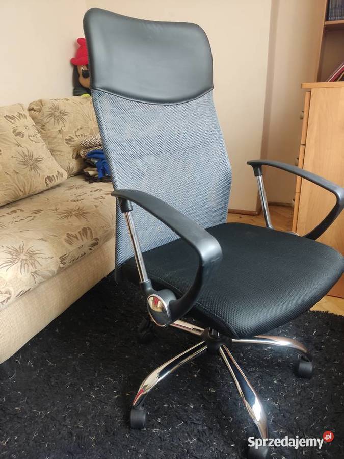 Fotel obrotowy czarnoszary Białystok