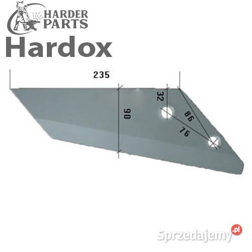 Lemiesz HARDOX 93950220 części do grubera nieuszkodzony Suwałki