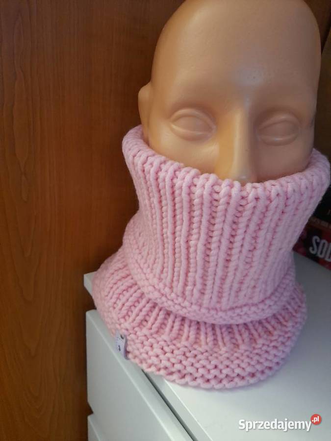 Komin różowy Swetry i golfy Warszawa