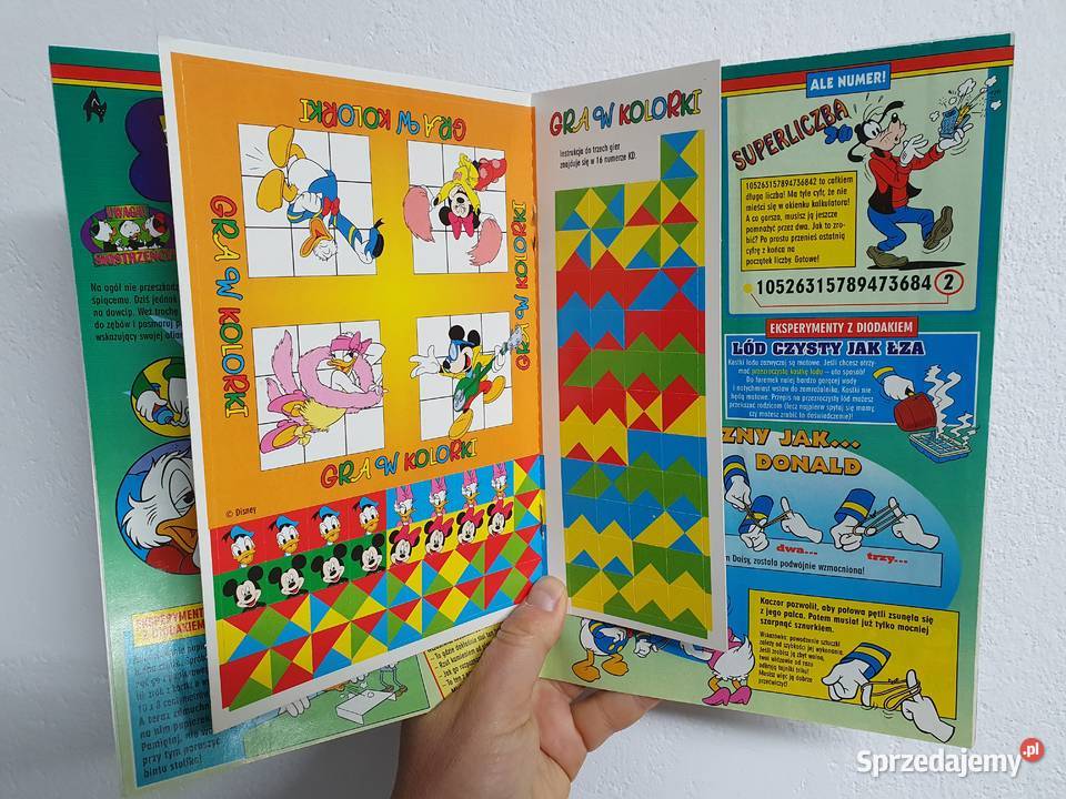 Kaczor Donald 16 1998 komiks z dodatkiem Komiksy Książki i Podręczniki Gdynia