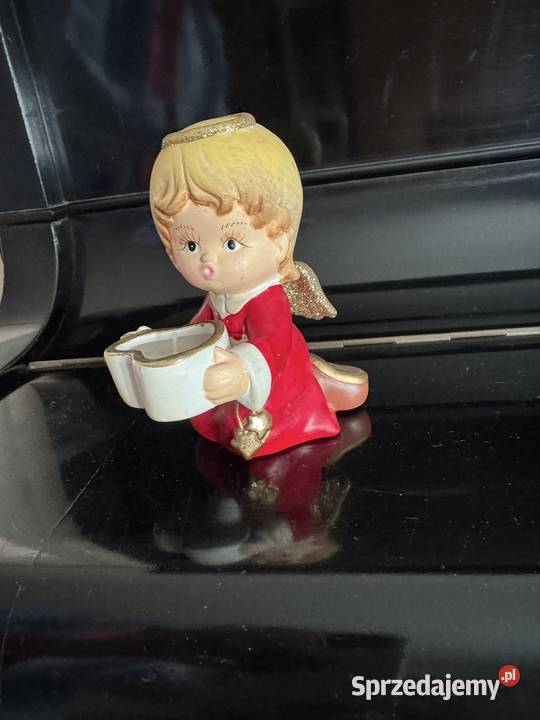 Aniołek świeca pamiątka PRL vintage lata 70te Częstochowa sprzedam