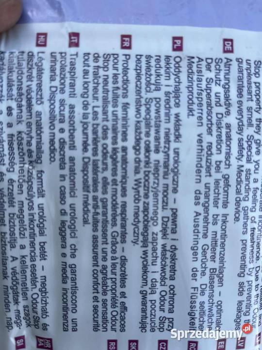 Wkładki urologiczne w promocji Krosno Odrzańskie