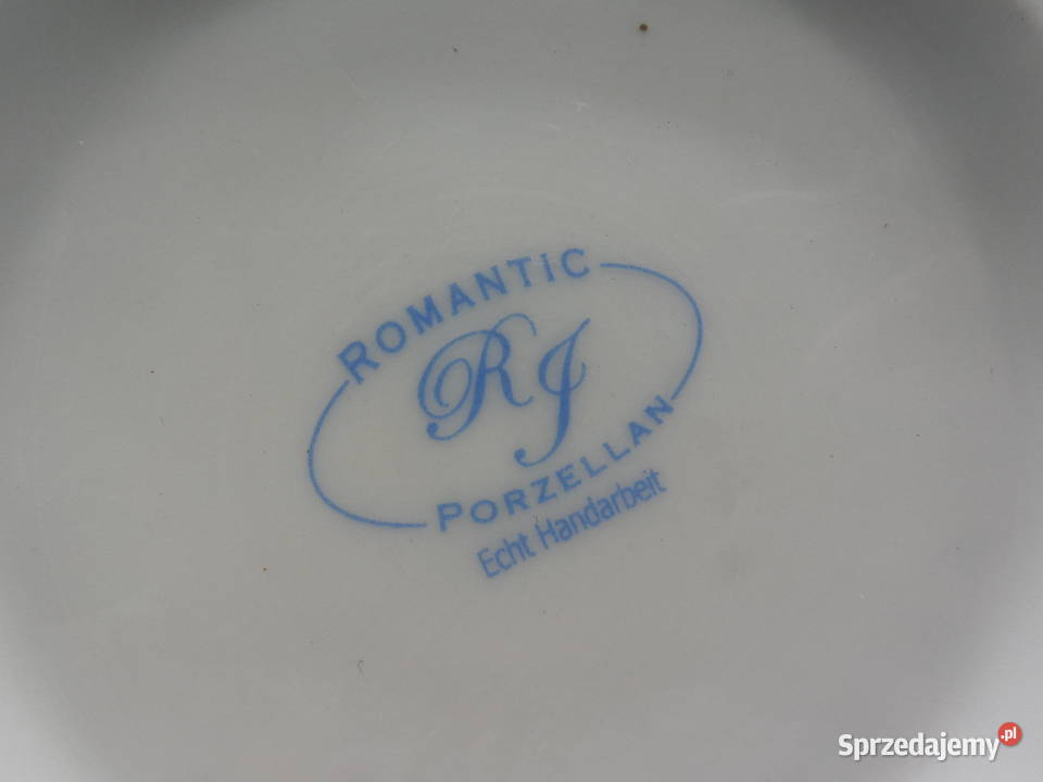 Misa patera koszykowa z niemieckiej porcelany Raszków