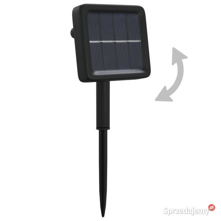Solarne lampki dekoracyjne 2 2x200 LED zimne Warszawa