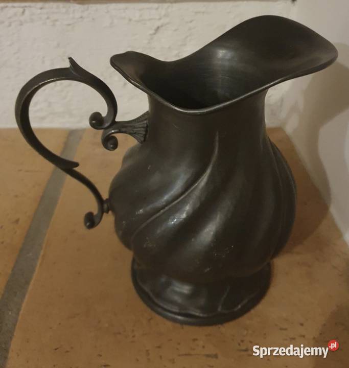 Stary DZBANEK secesyjny z sygnaturą plater Antyki Lublin