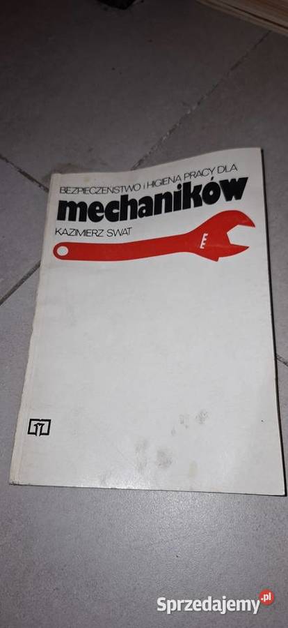 Bezpieczeństwo pracy mechaników unikat 1983 Łęczyca