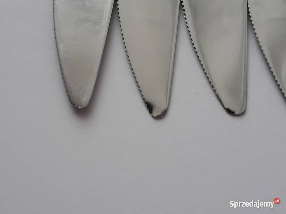 Noże obiadowe PNĄCZA Gerlach sztućce PRL Dąbrowa Górnicza