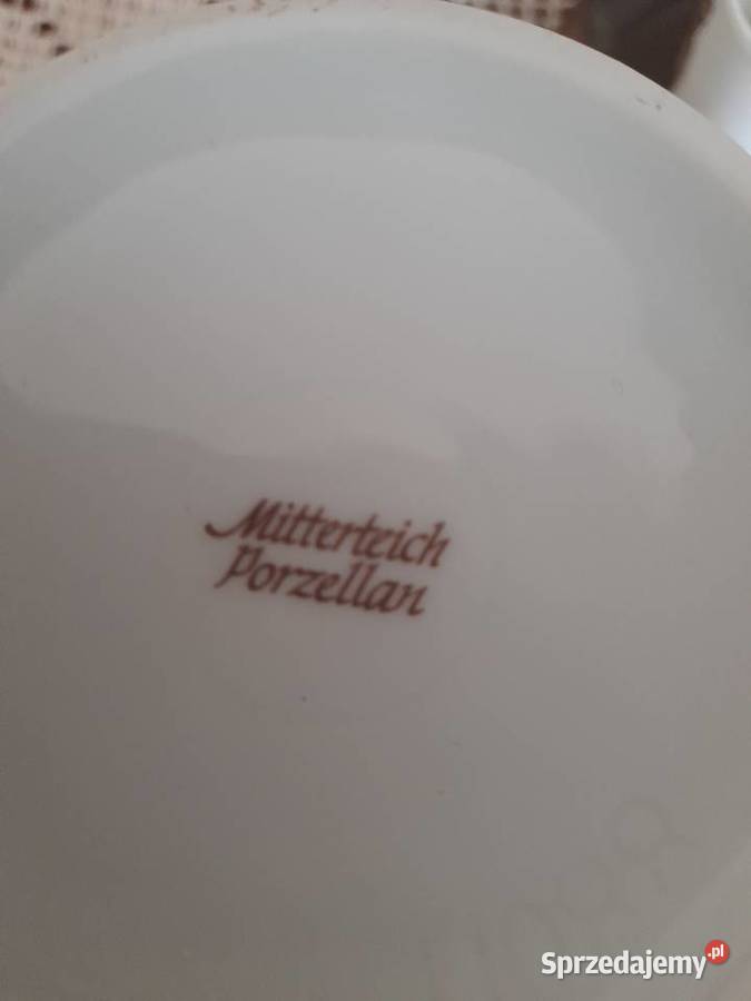 Porcelanowy serwis sygnowany Bielsko-Biała