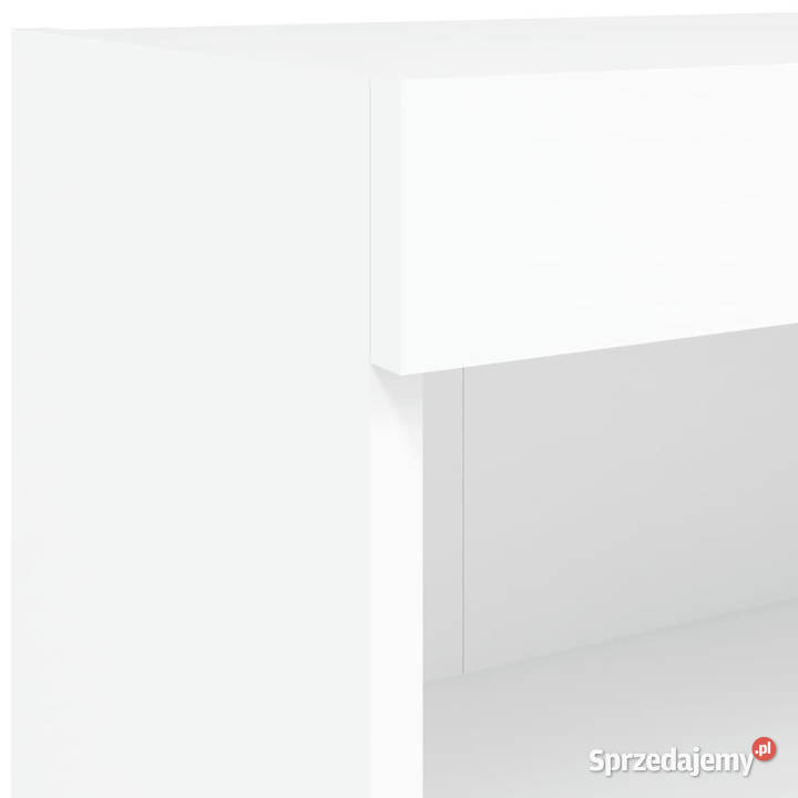 Szafka TV z oświetleniem LED biała 80x30x30 Warszawa