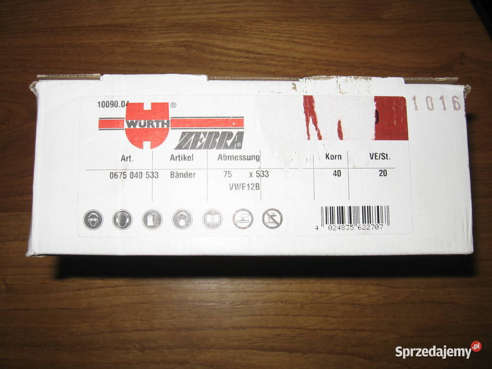 Taśma taśmy 10 Wurth 75x533mm Bosch Festool śląskie