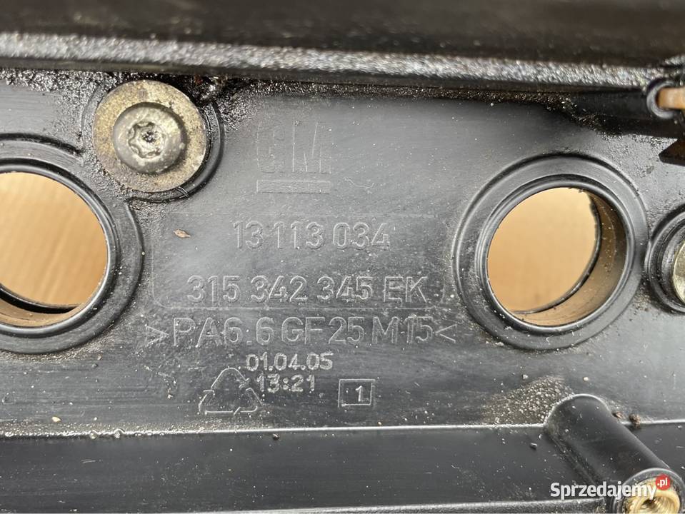 13113034 pokrywa zaworów 22 direct Opel Vectra c Rok produkcji 2005 Szczecin