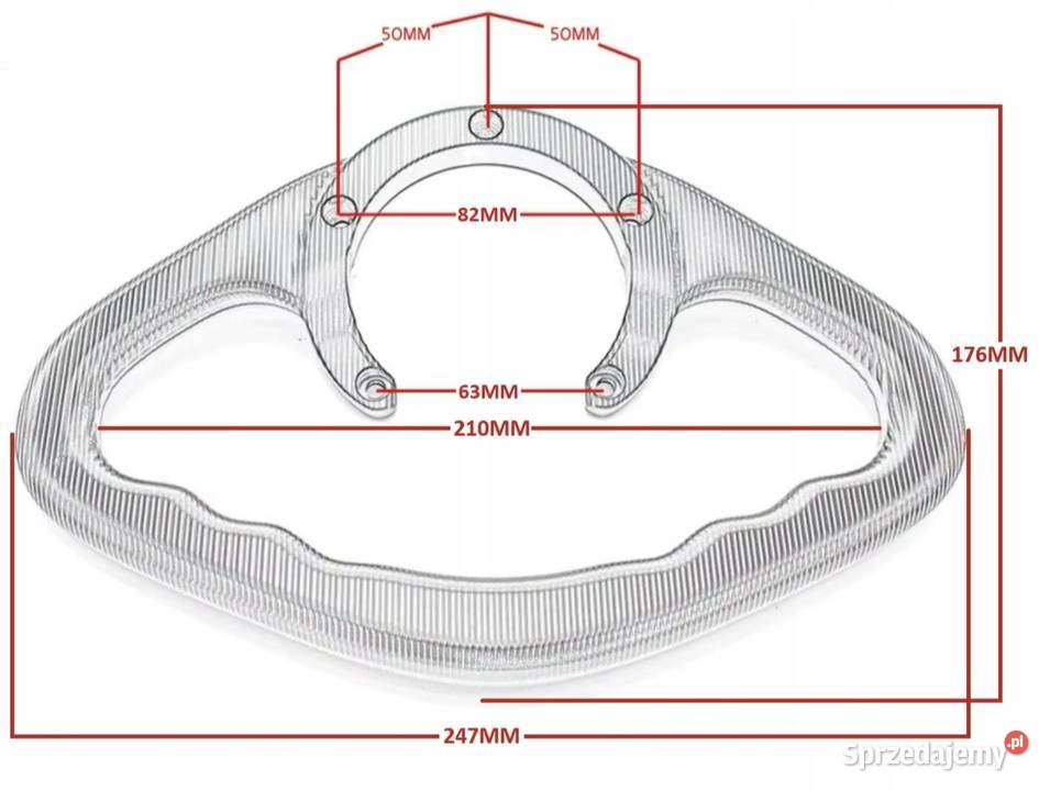 Yamaha R6 R1 Fz6 1 Xj6 Mt 07 09 Rączka Uchwyt Bagażniki, stelaże i oparcia Racibórz