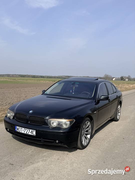 BMW 745i 44 e65 FULL DOCIĄGIMASAŻEKOMFORTY Seria 7 Mińsk Mazowiecki sprzedam