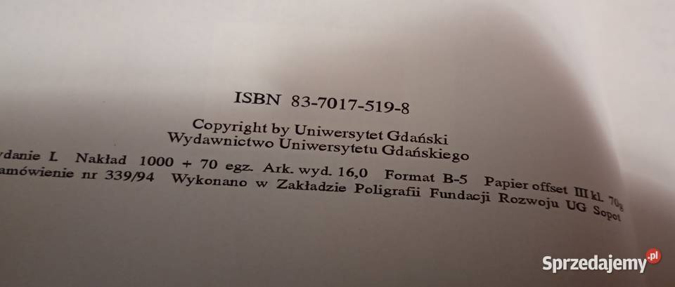 Między historiozofią a geozofią szkice filozofii Rok wydania 1994 Podręczniki Gdańsk