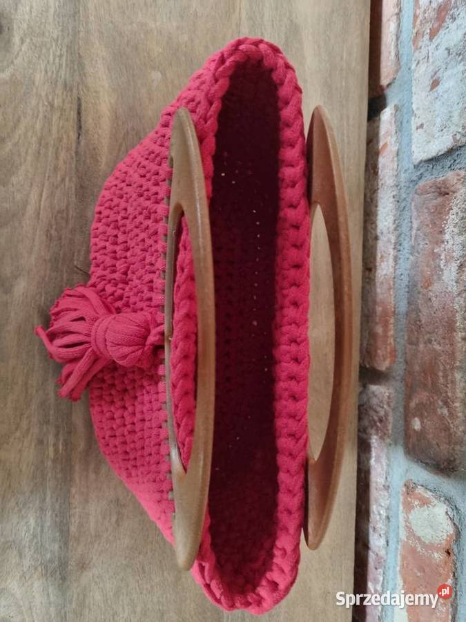 Czerwona torebka Hand made Nowa Do ręki  Warszawa