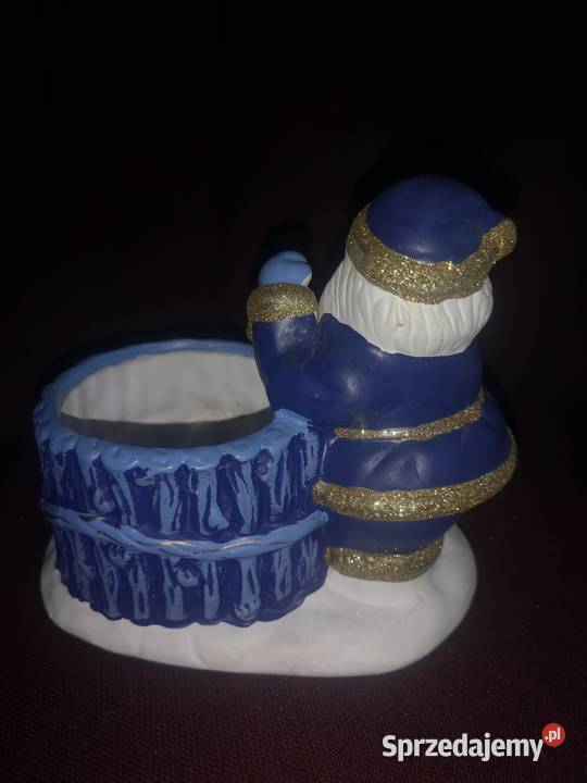 Mikołaj z dzwonkiem pojemnik Gdańsk