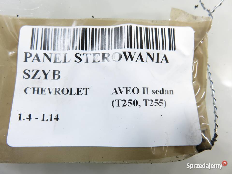 PANEL SZYB CHEVROLET AVEO II sedan T250 T255 małopolskie