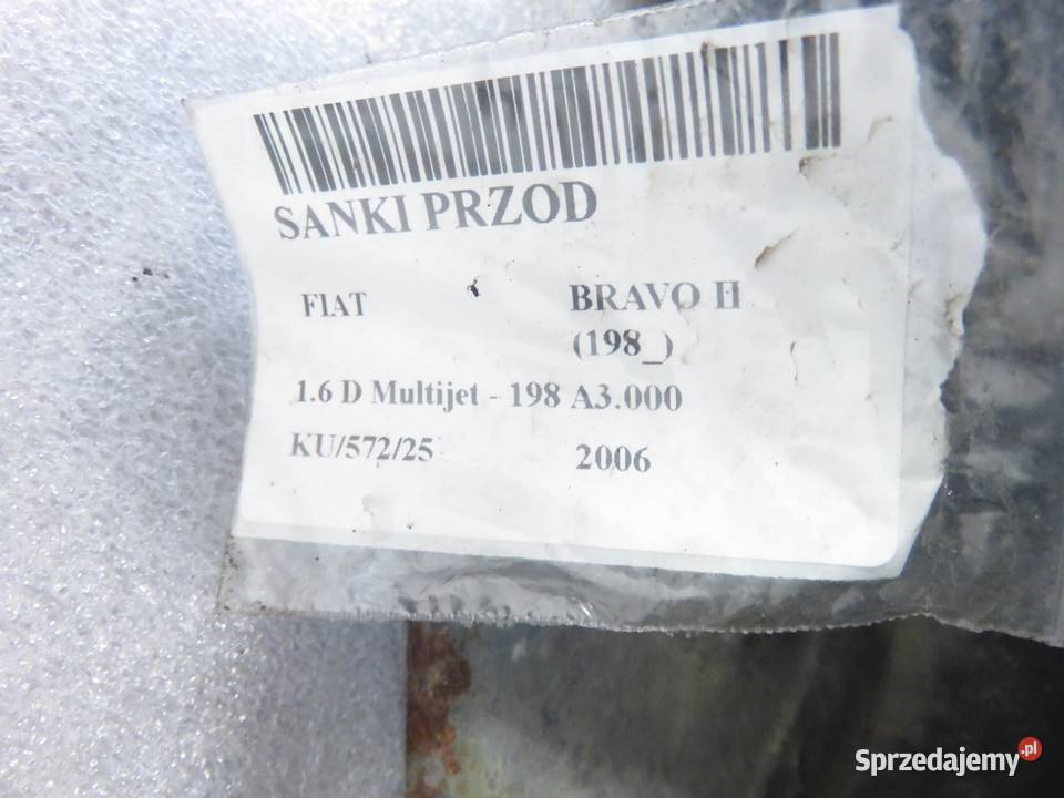 SANKI PRZÓD FIAT BRAVO II 198 16 D Multijet 198 małopolskie