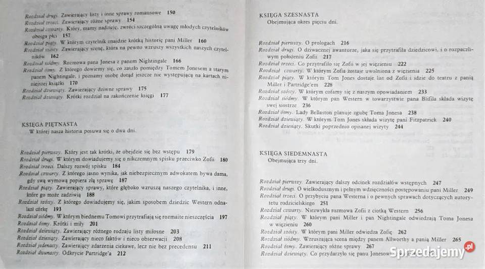 Historia życia Toma Jonesa Tom 2 Henry Fielding lubelskie Chełm