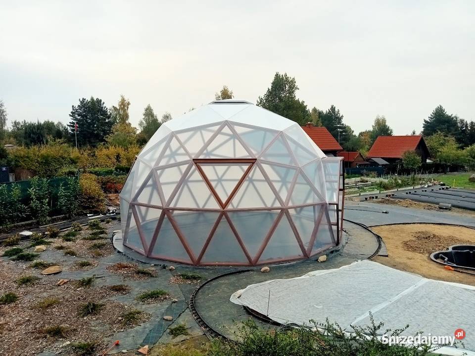 Kopuła geodezyjna 35m2 pod uprawy Kopuła dolnośląskie Jelenia Góra