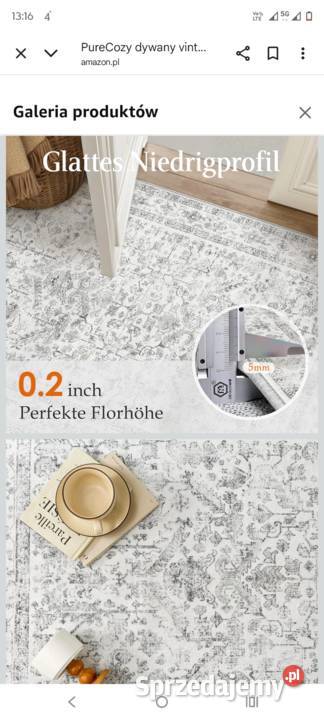 HUGEAR Vintage Dywany Do Salonu Szary 220x160 Zawiercie