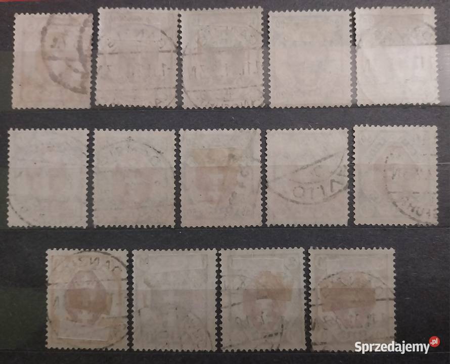 Znaczki pocztowe Danzig zestaw Fi 6780 kasowane Warszawa
