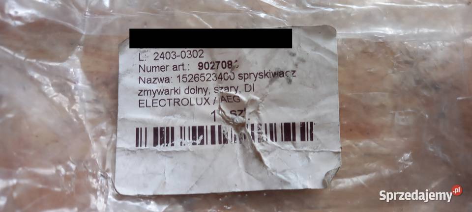 Spryskiwacz dolny Electrolux Mińsk Mazowiecki