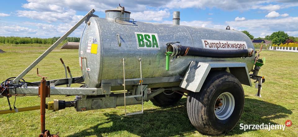 Beczkowóz BSA 6000L Ocynk beczka asenizacyjna nieuszkodzony lubuskie Szprotawa sprzedam