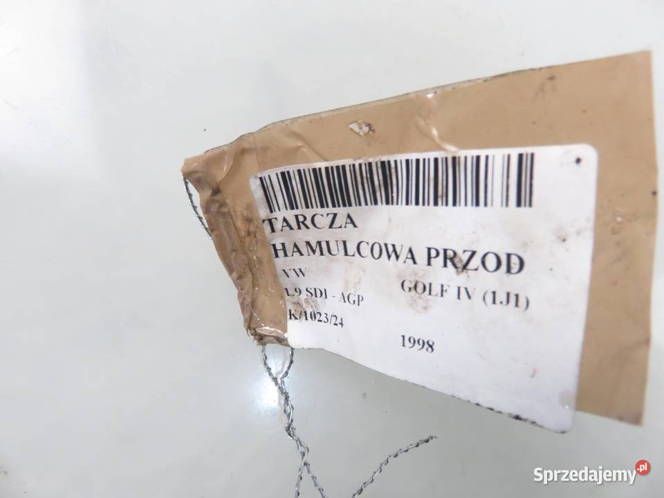TARCZE HAMULCOWE PRZÓD VW GOLF IV 19 SDI