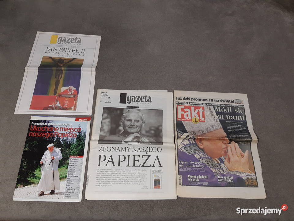 Kolekcja z papieżem papież Jan Paweł II Pozostałe lubelskie Niemce