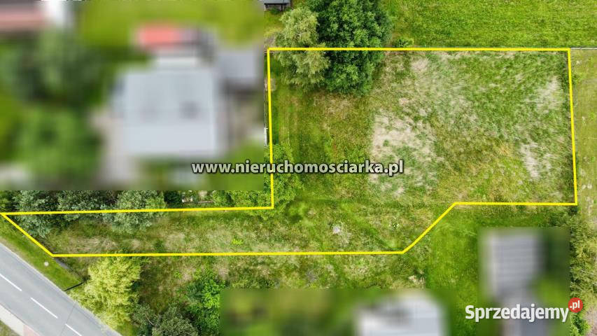 sprzedaży działki Czyżowice 1200m2 asfalt