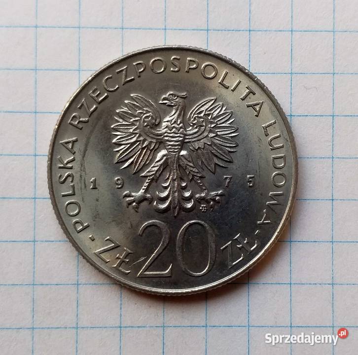 20 ZŁOTYCH 1975 POLSKA MIĘDZYNARODOWY KOBIET lubelskie Piszczac