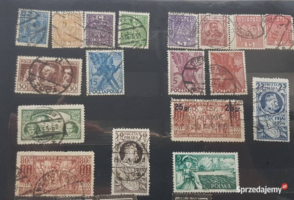 Stare znaczki Polska Filatelistyka lubuskie Zielona Góra