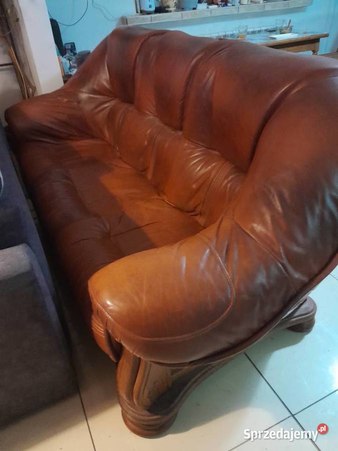 kanapa 3os skorzana świętokrzyskie Ostrowiec Świętokrzyski