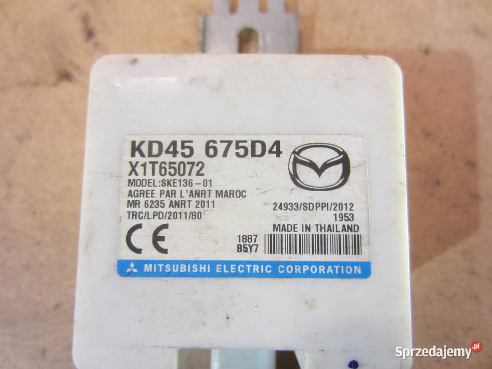 moduł anteny keyless entry kluczyka mazda cx 5 Szczecin sprzedam