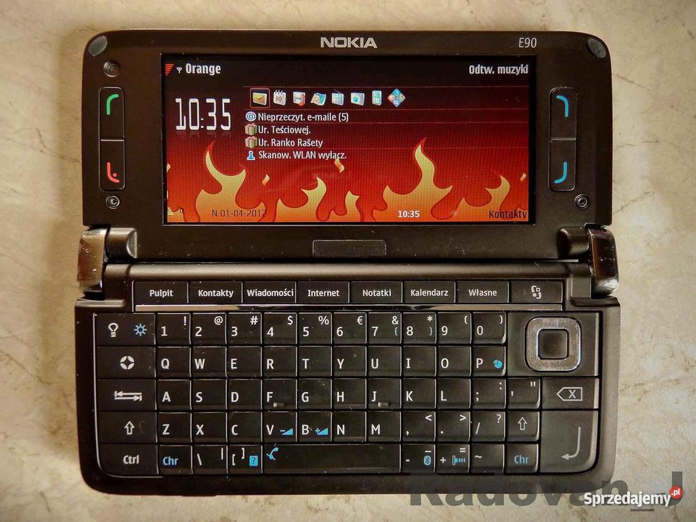 NOKIA E90 SIMLOCKA Polskie menu Radio Telefony i Akcesoria Wrocław