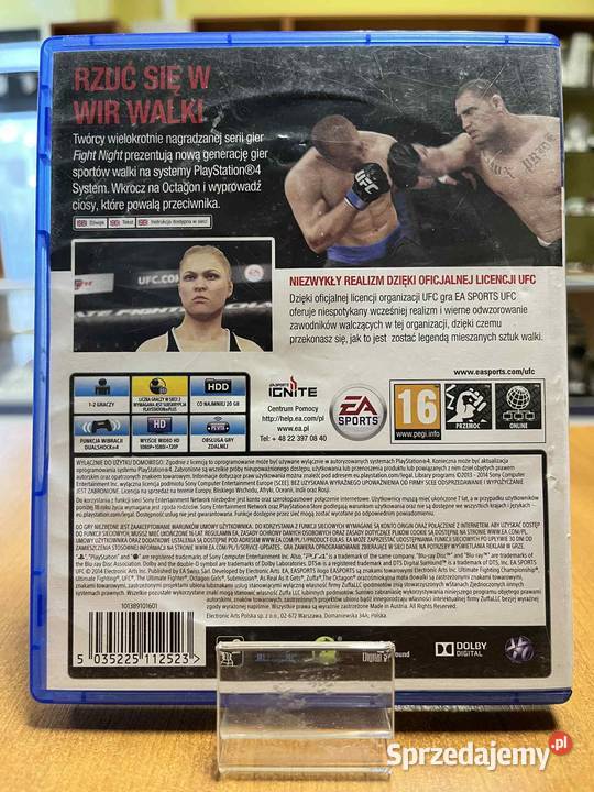 EA Sports UFC Sony PlayStation 4 4 Elbląg
