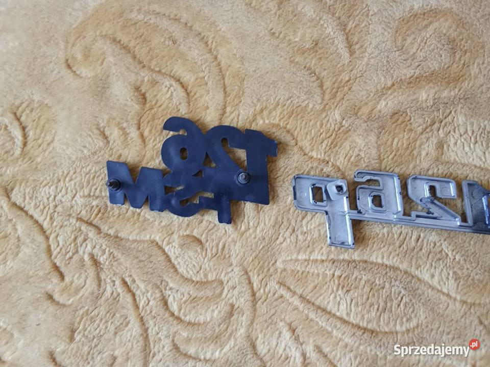 Fiat 126p Emblemat Znaczek 2 Tomaszów Mazowiecki