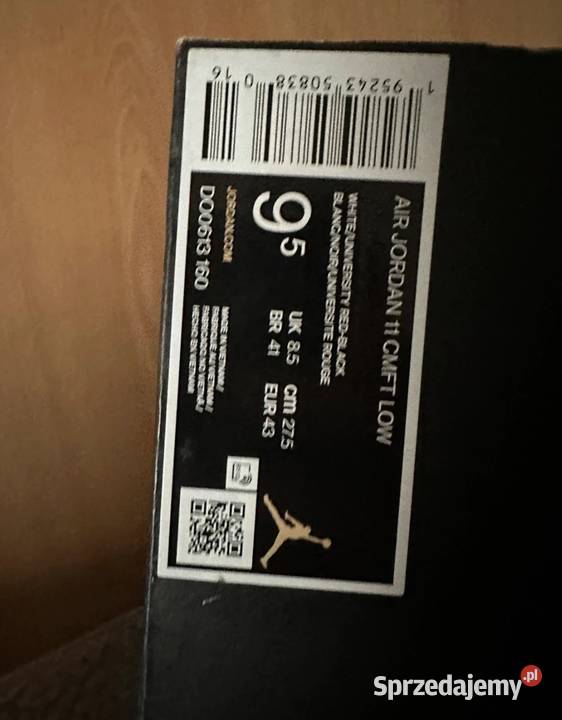 Buty Air jordan CFMI11low oryginalne kupione Toruń