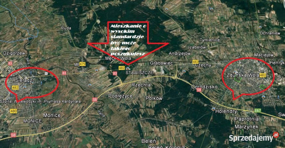 Mieszkanie 76m2 3 pokoje Grabowiec