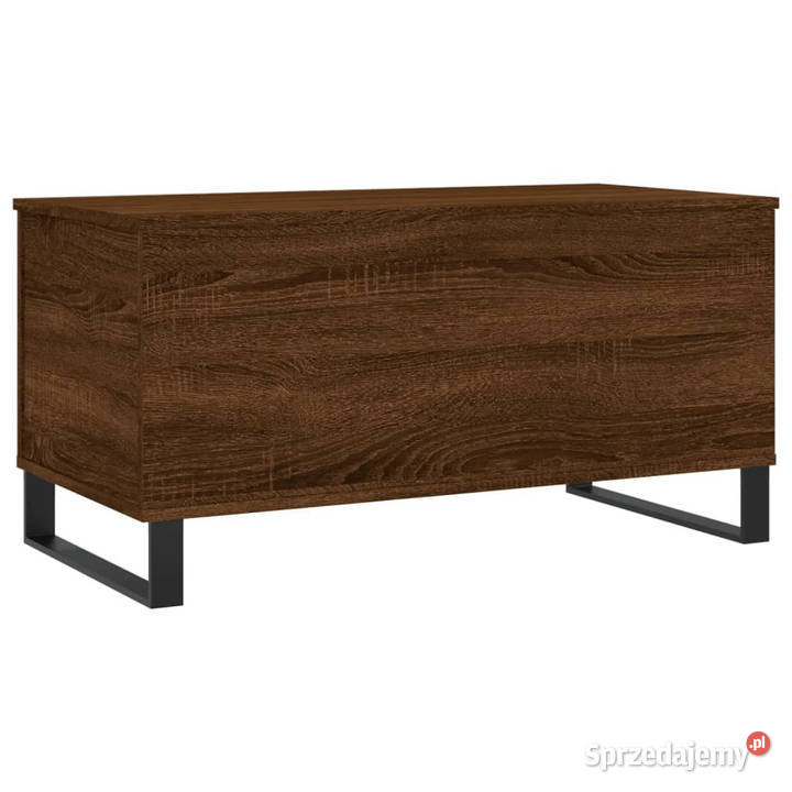 Stolik kawowy brązowy dąb 90x445x45 WM830987 Warszawa