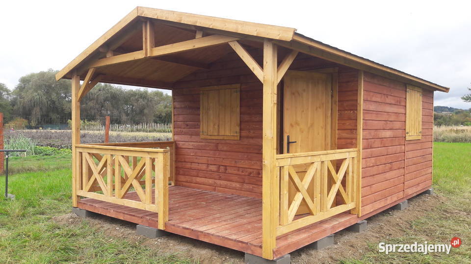 Drewniany domek ogrodowy na działkę ROD altana śląskie Rybarzowice sprzedam