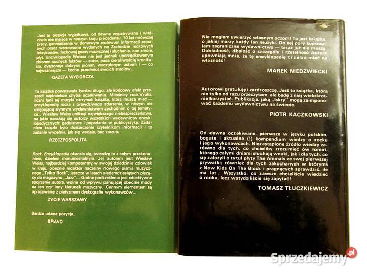 Rock encyklopedia Weiss tom 1 i 2 muzyka, taniec, śpiew Kruszwica