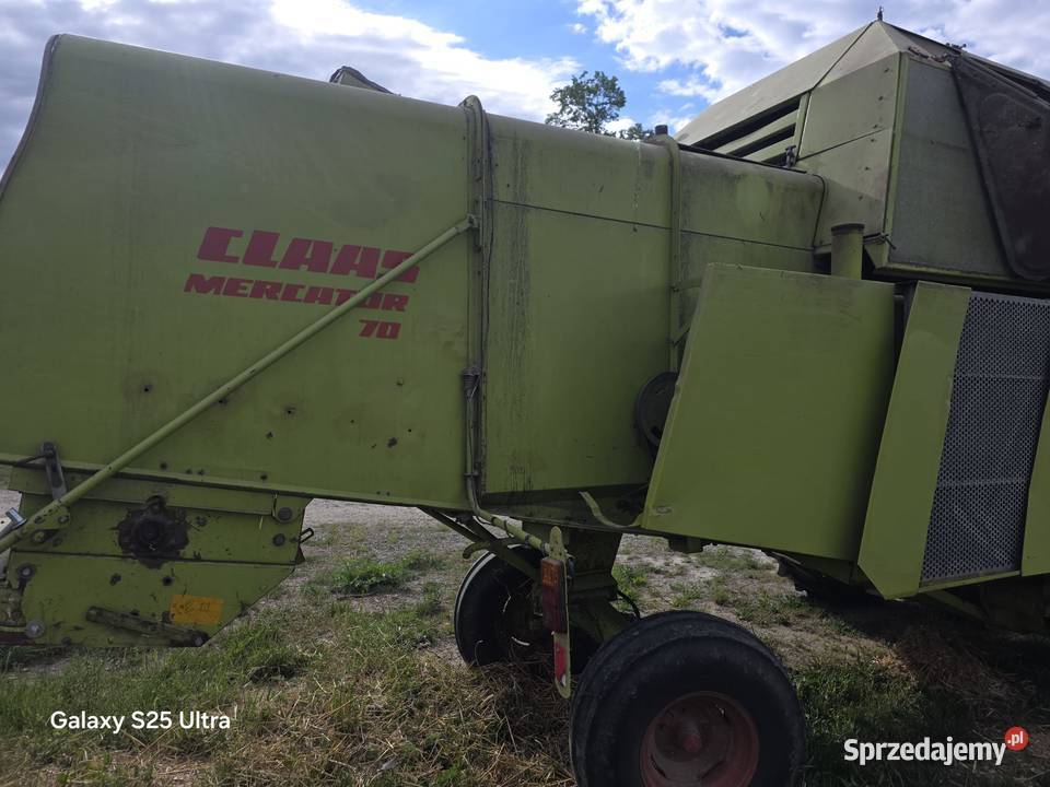 Kombajn Claas Mercator 70 36m heder sieczkarnia Maszyny rolnicze Majdan Moniacki
