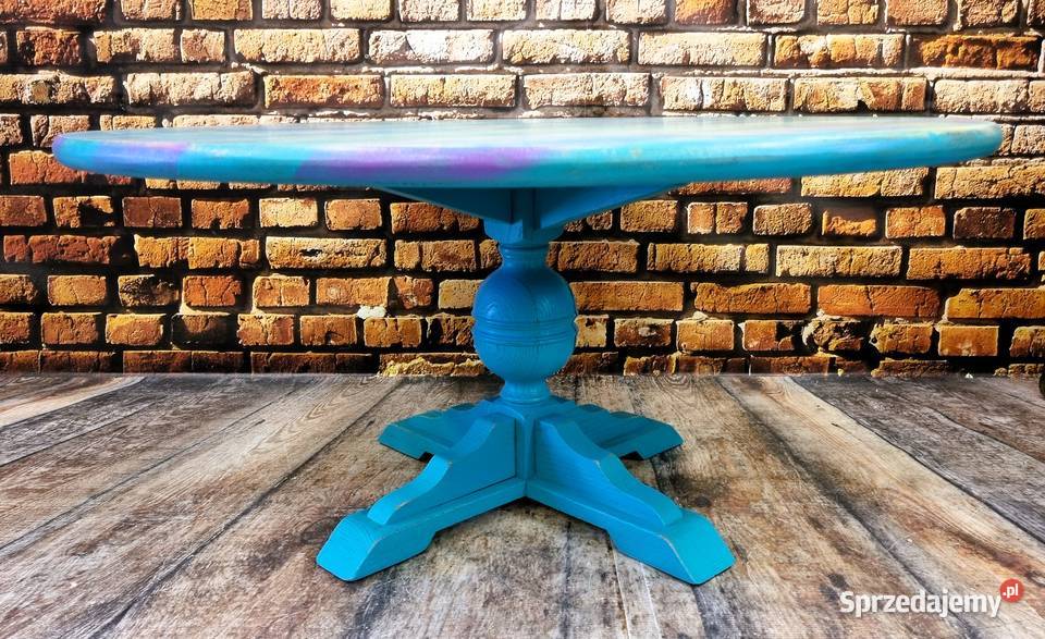 Stolik kawowy okrągły stolik dębowy stolik Stoliki kawowe i ławy Kołobrzeg