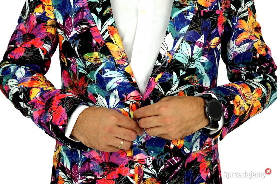 GIOVANNI PERA Marynarka Męska D609 Kolorowa wielkopolskie Ostrów Wielkopolski