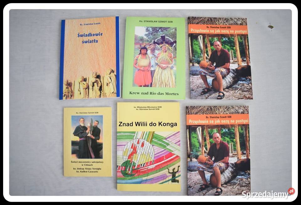 Zestaw książek religijnych Ks S Szmidt SDB i Płock