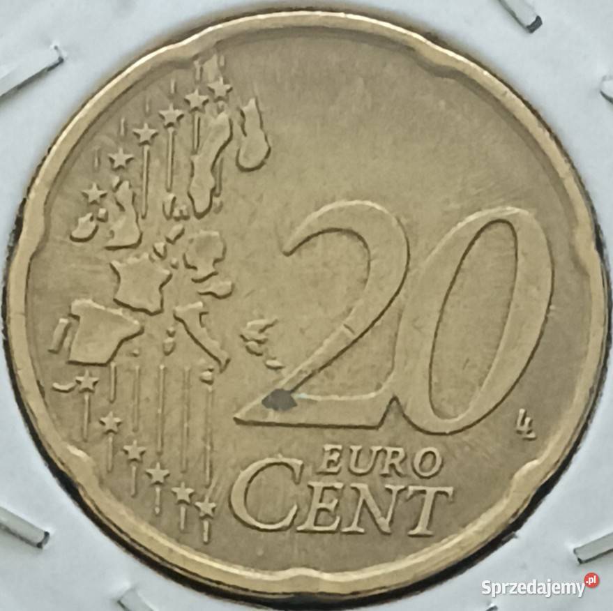 20 Centów Niemcy 2002 r men J