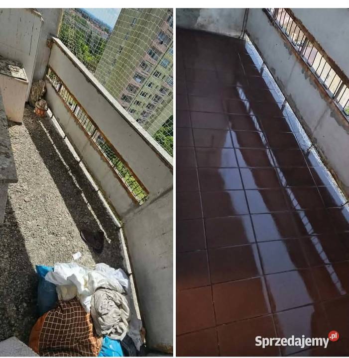 Czyszczenie Balkonów Gołębiach i tarasów Kraków