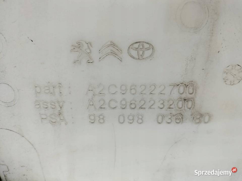 ZBIORNICZEK SPRYSKIWACZY 9809803680 A2C96222700
